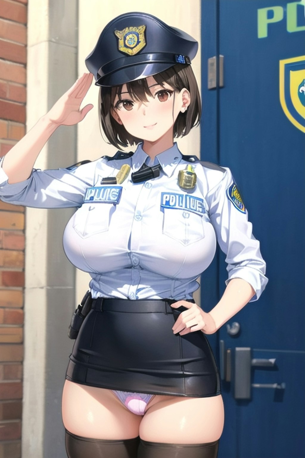 ３１日の女性警察官