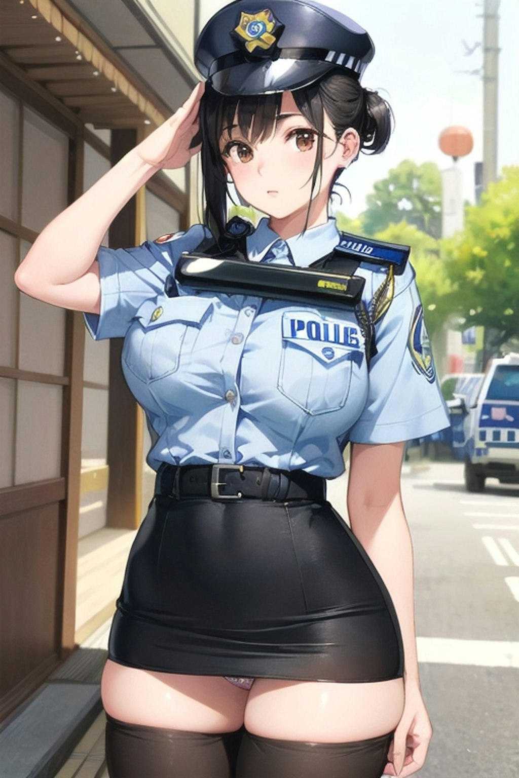 ３１日の女性警察官