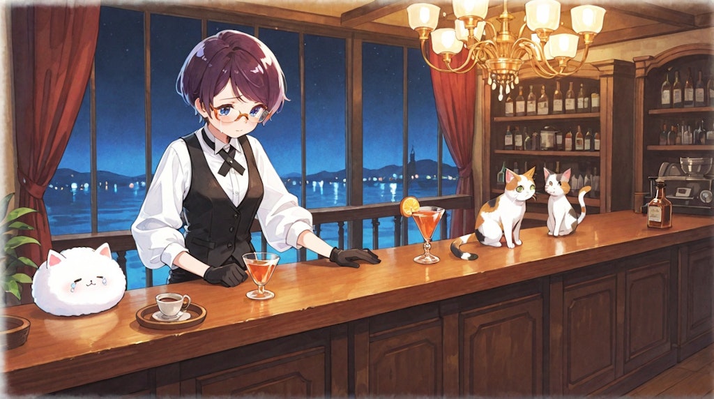 猫のいるBAR　　　　　　　　　　　うさぎもいるよ