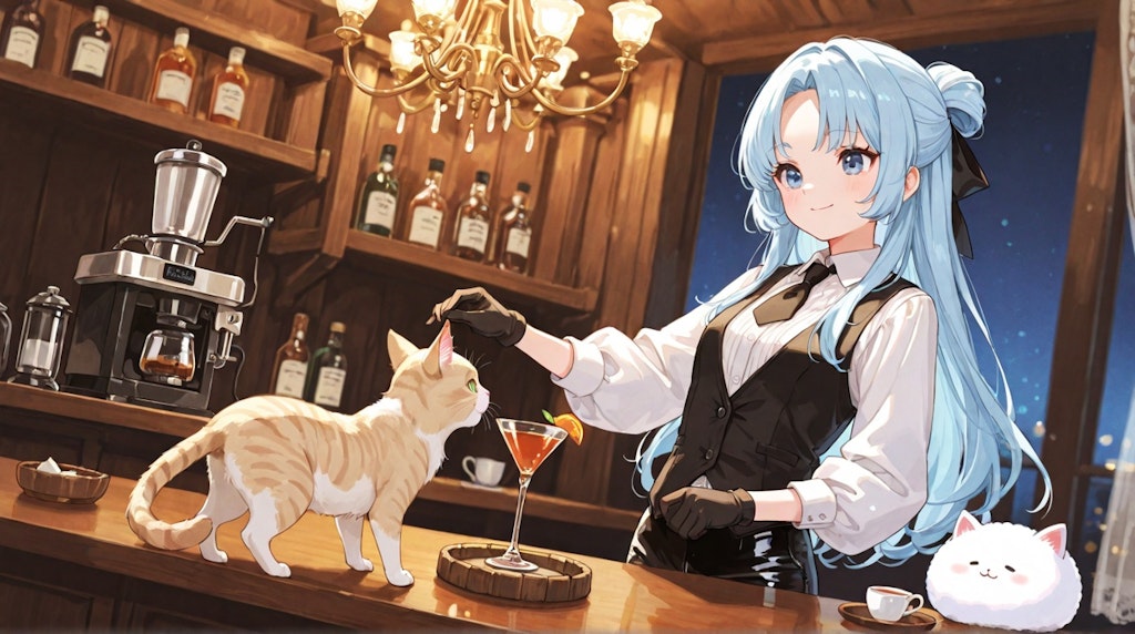 猫のいるBAR　　　　　　　　　　　うさぎもいるよ