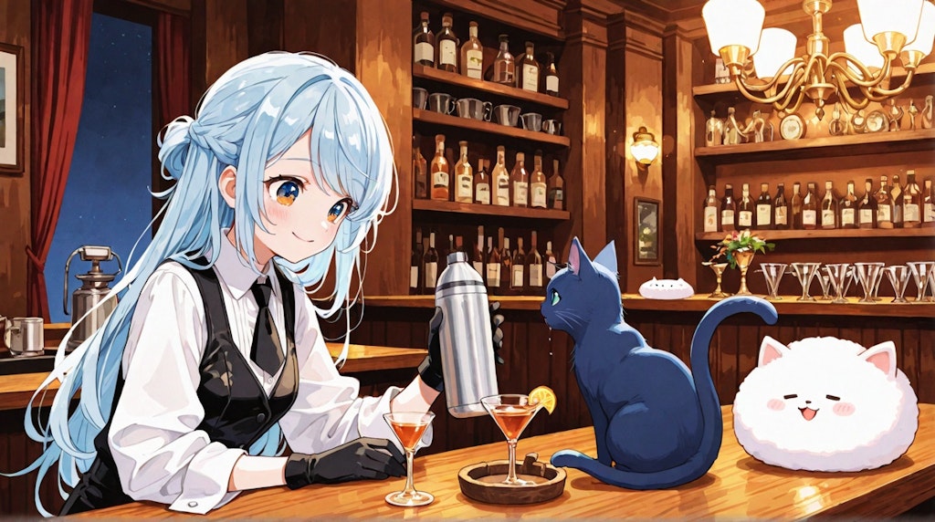 猫のいるBAR　　　　　　　　　　　うさぎもいるよ