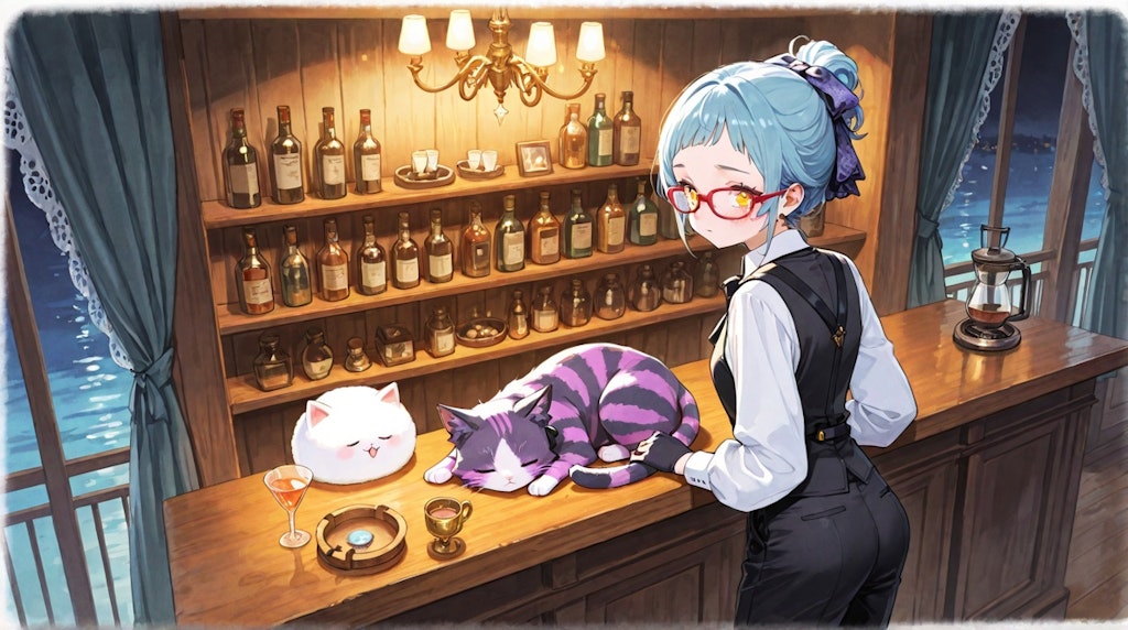 猫のいるBAR　　　　　　　　　　　うさぎもいるよ