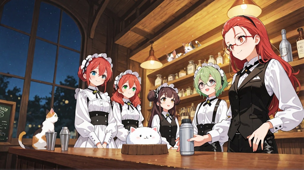 猫のいるBAR　　　　　　　　　　　うさぎもいるよ