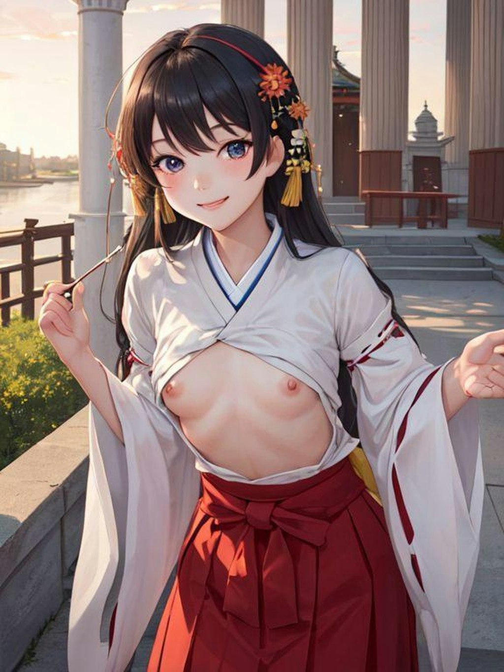 巫女さん【4枚】