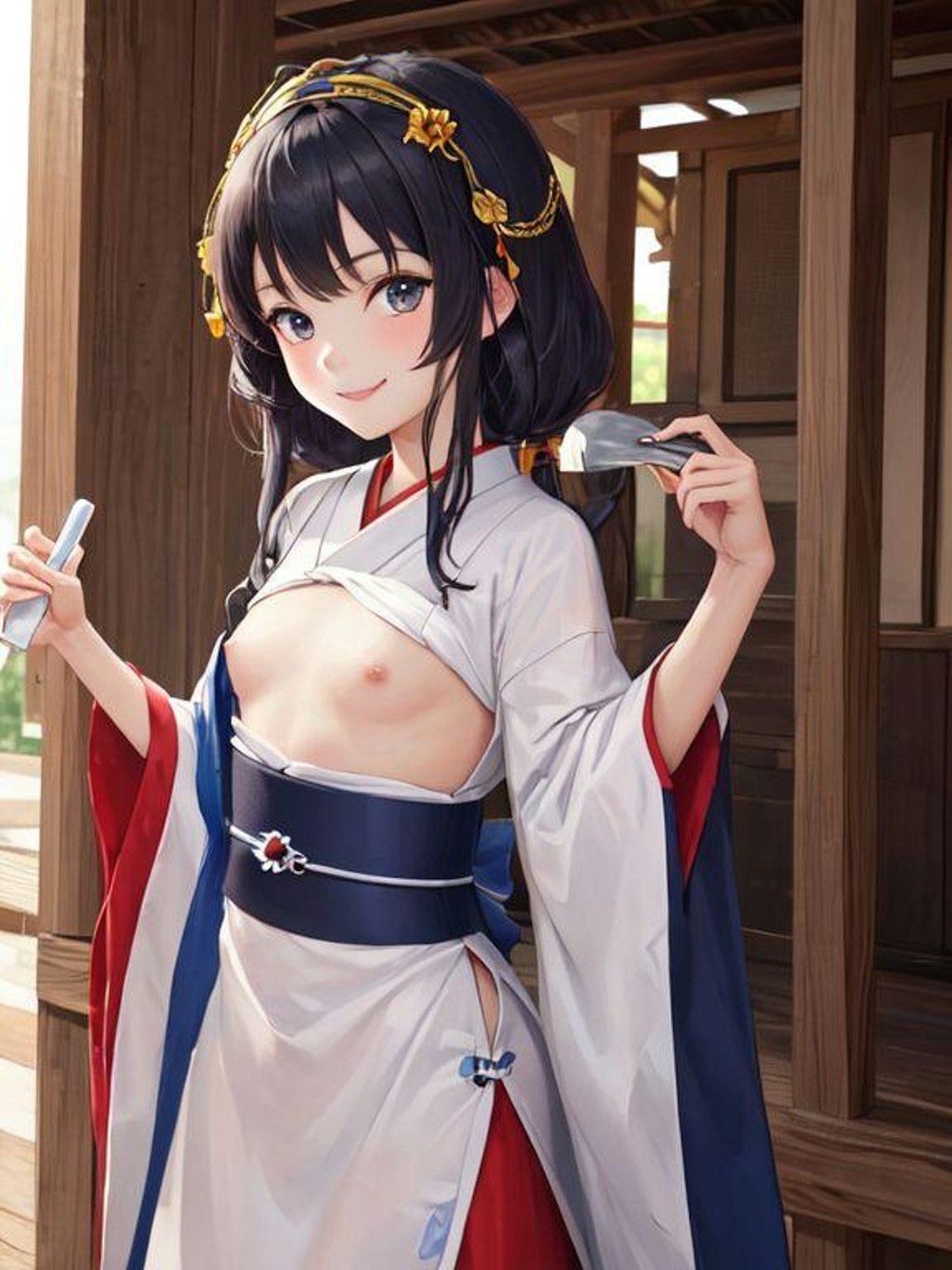 巫女さん【4枚】