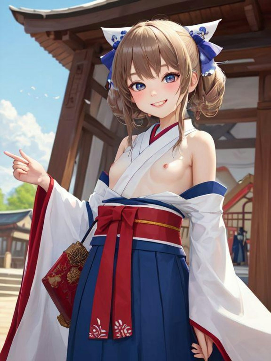巫女さん【4枚】