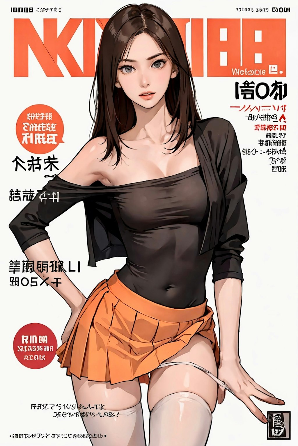 脱ぎかけパンティガールズ／別世界の雑誌の表紙