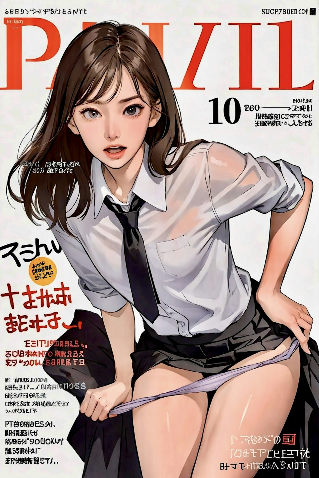 脱ぎかけパンティガールズ／別世界の雑誌の表紙