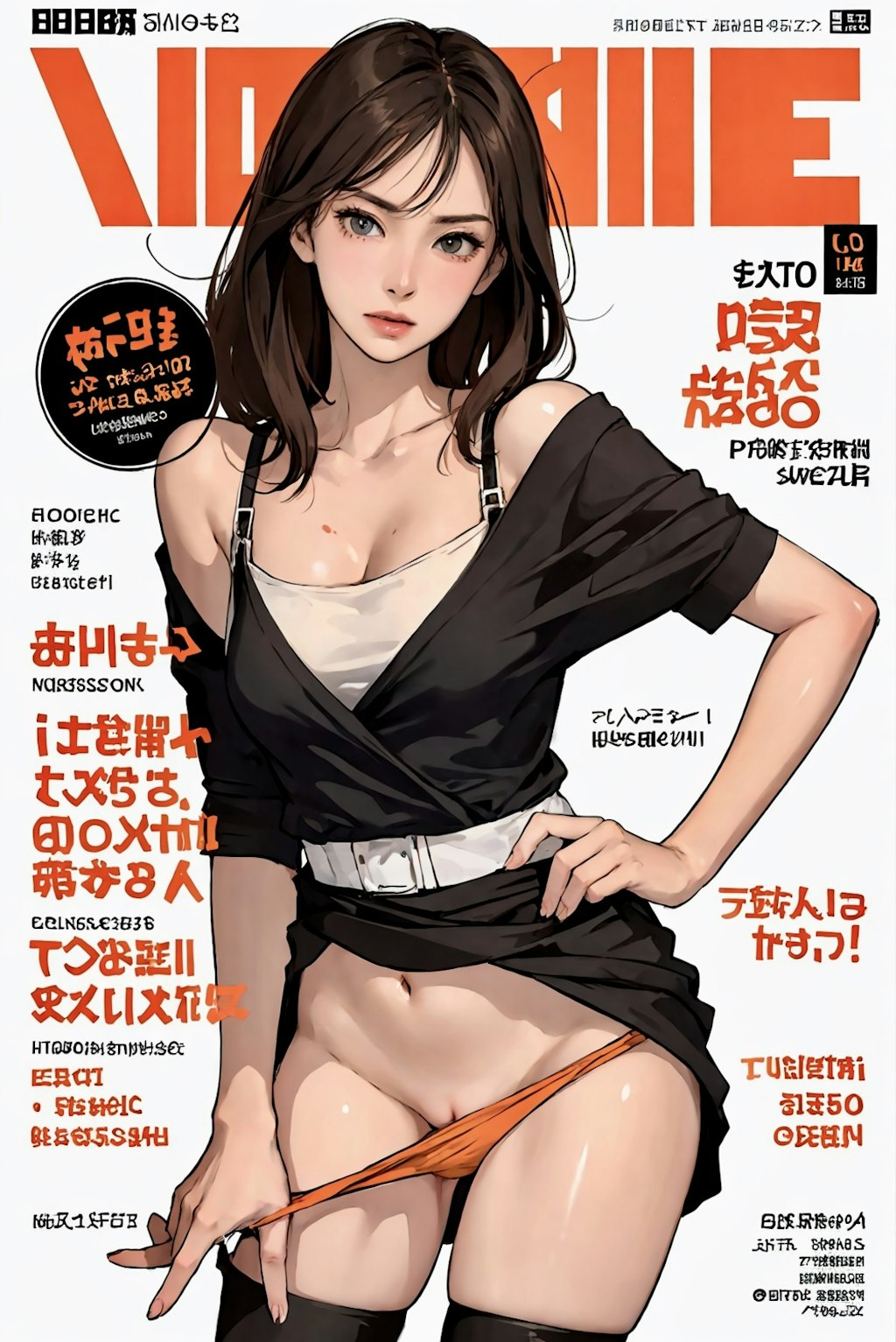 脱ぎかけパンティガールズ／別世界の雑誌の表紙