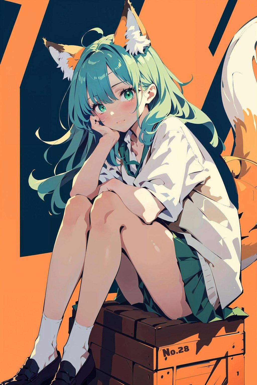 【28】High School Girl [green]