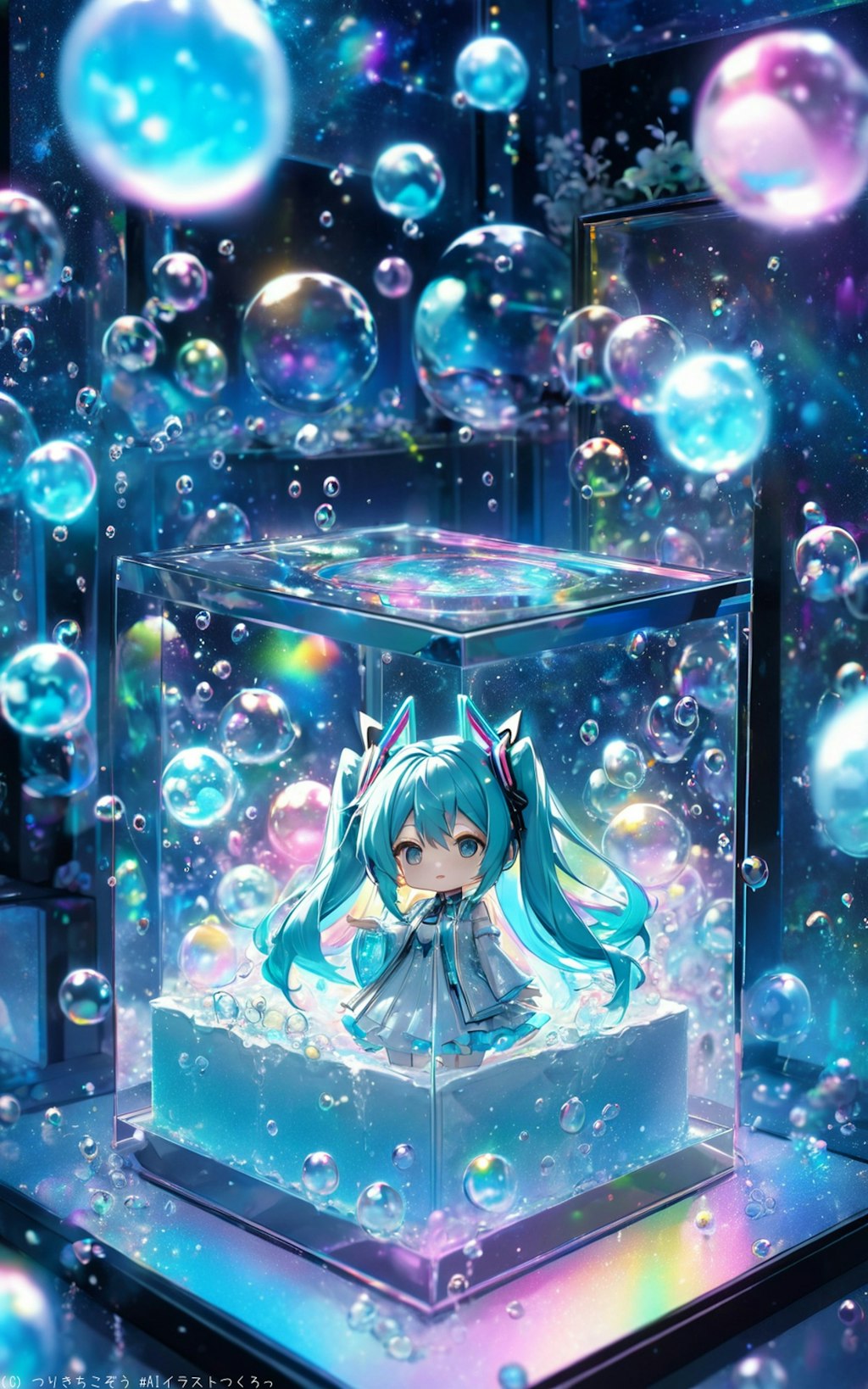 初音ミクとシャボン玉の世界のコンサート