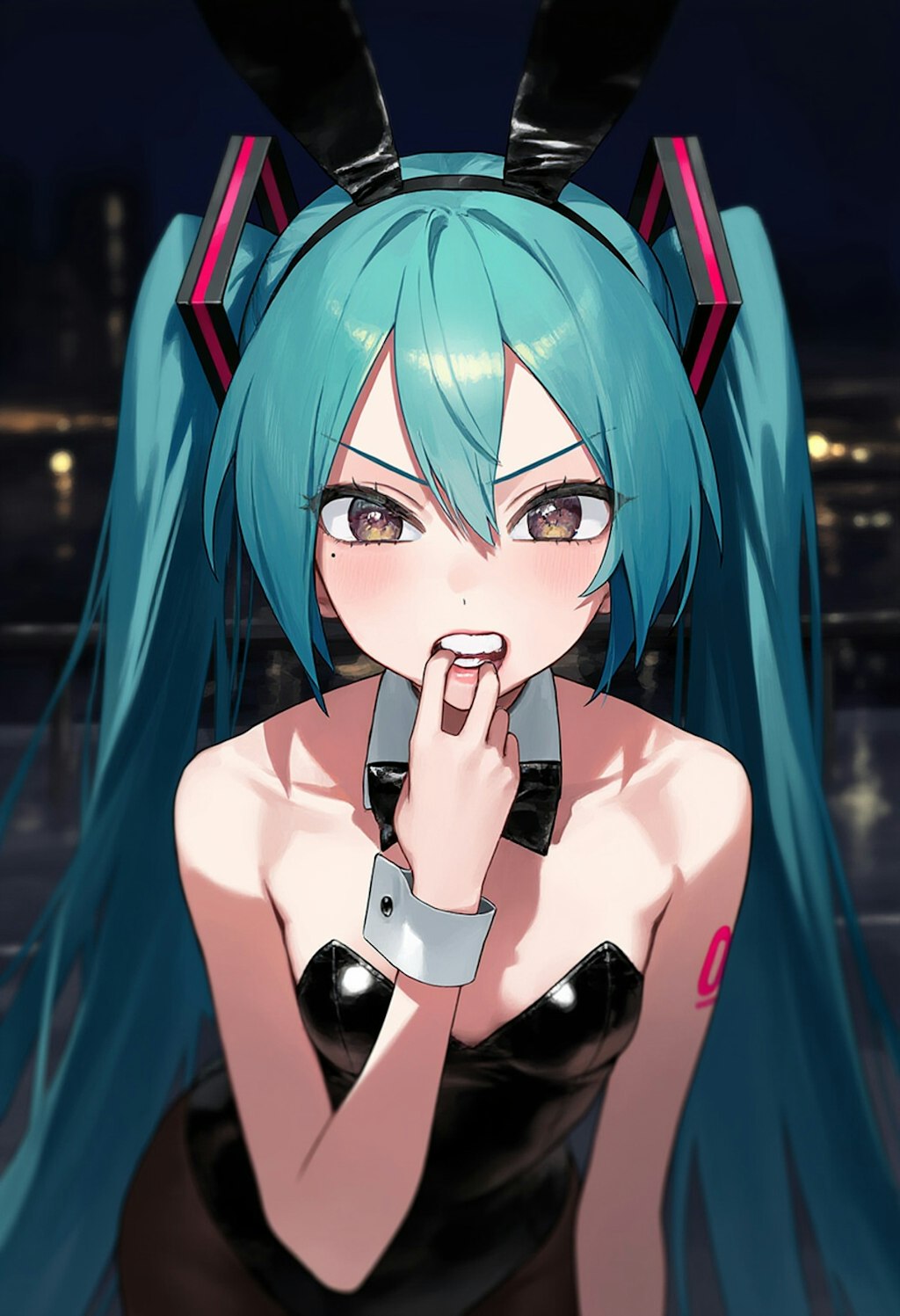 初音ミク路地裏バニー