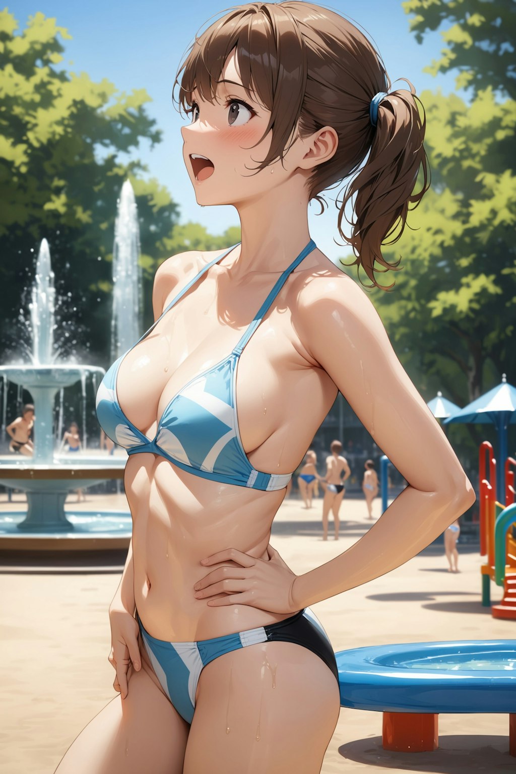 水着がドレスコードの公園