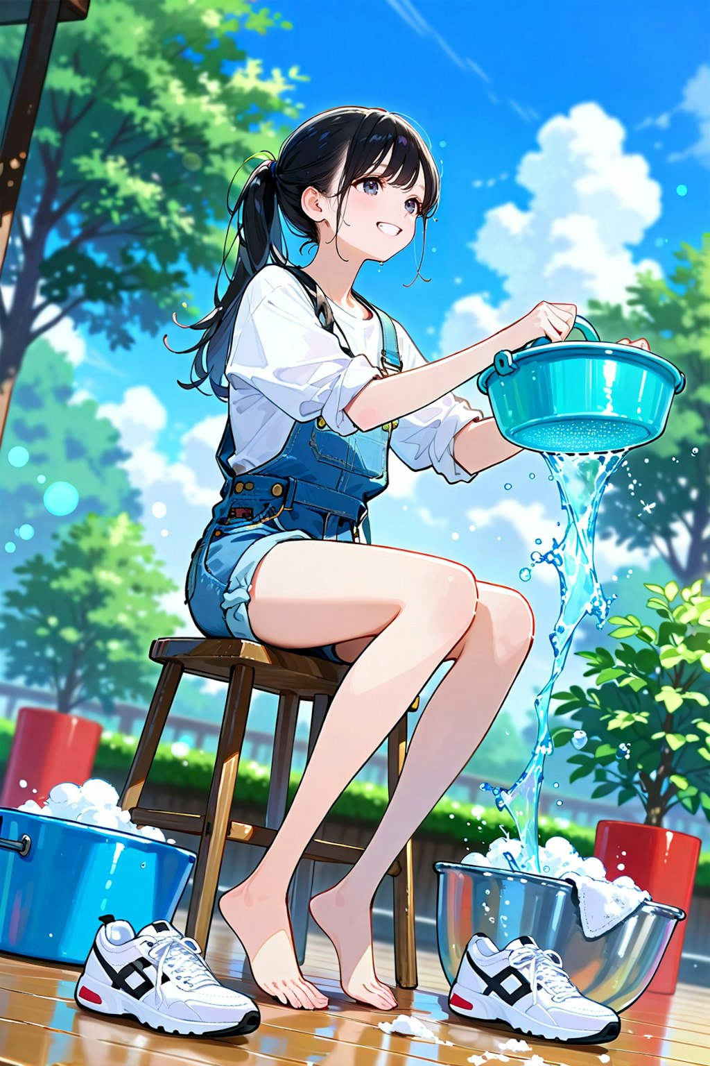 洗う