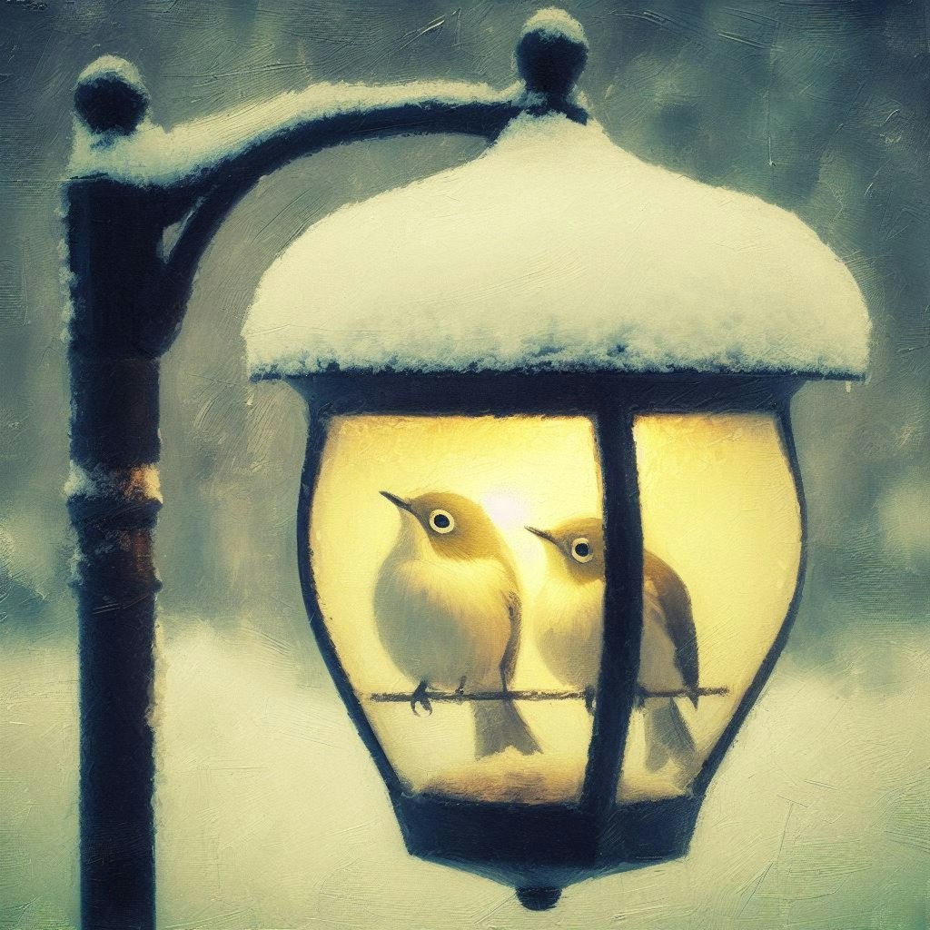 White-eyes in lamp (1)