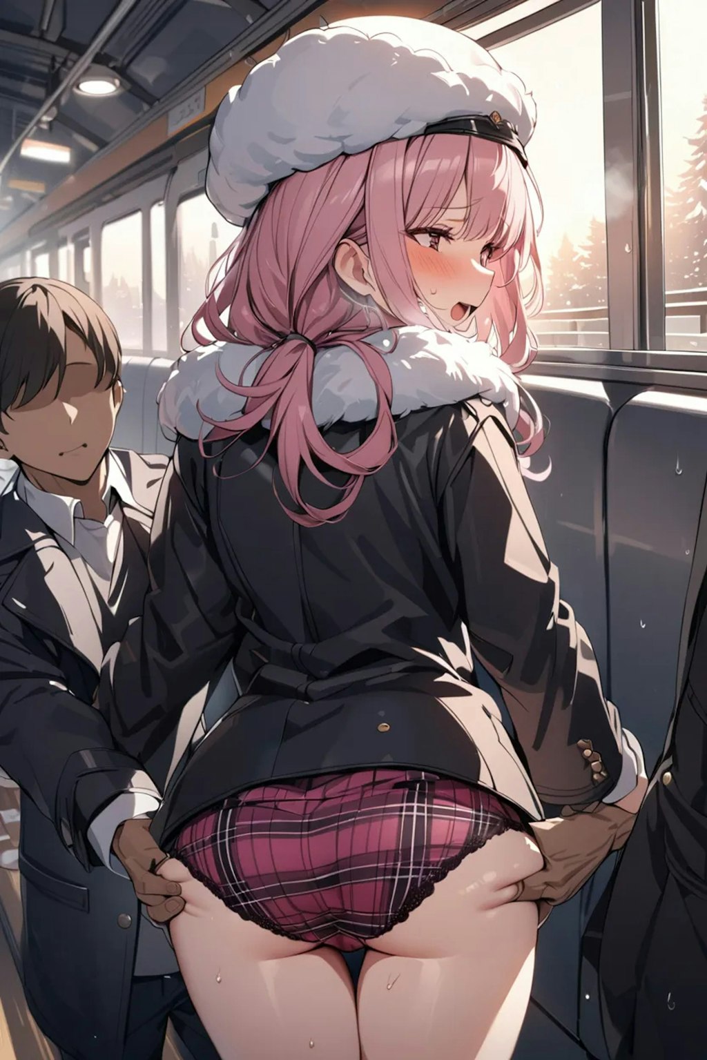 冬服痴漢