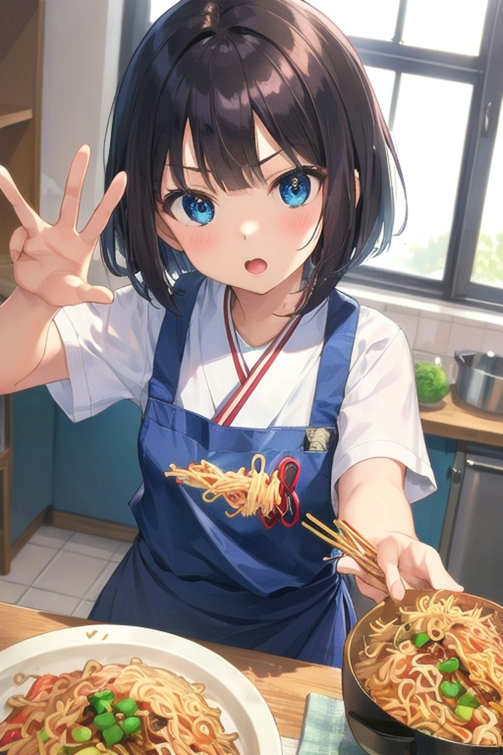 うるせぇ焼きそばぶつけんぞ！