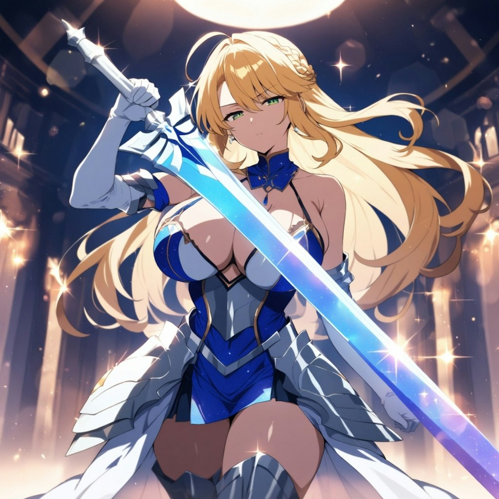 ビニール傘剣のドレスアーマーコスプレ人妻達