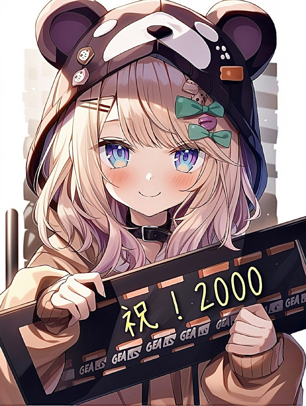 祝🎉2000いいね！ありがとうございます🧸