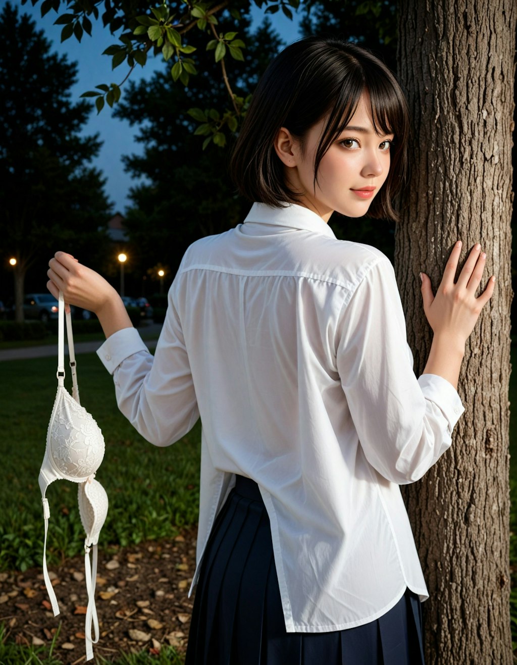 分かれる視線