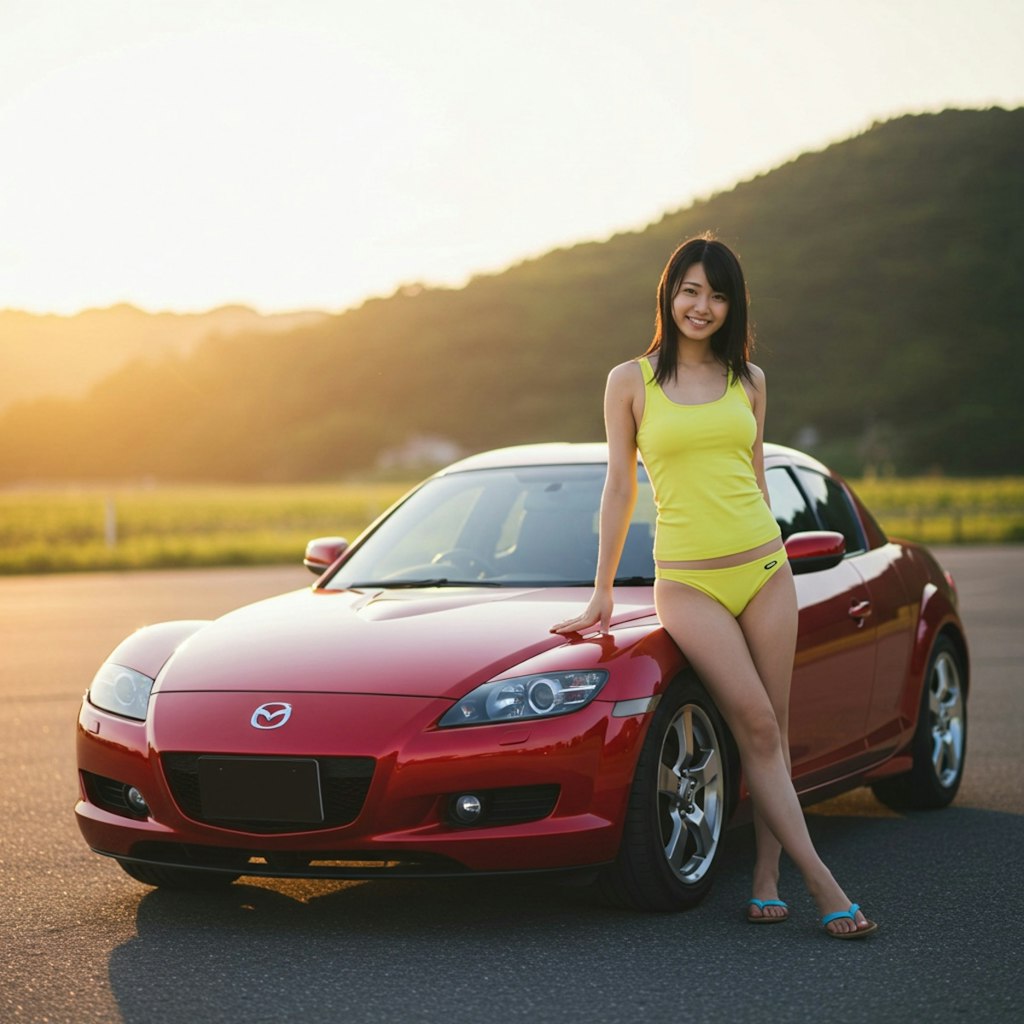 RX-8とお姉さん