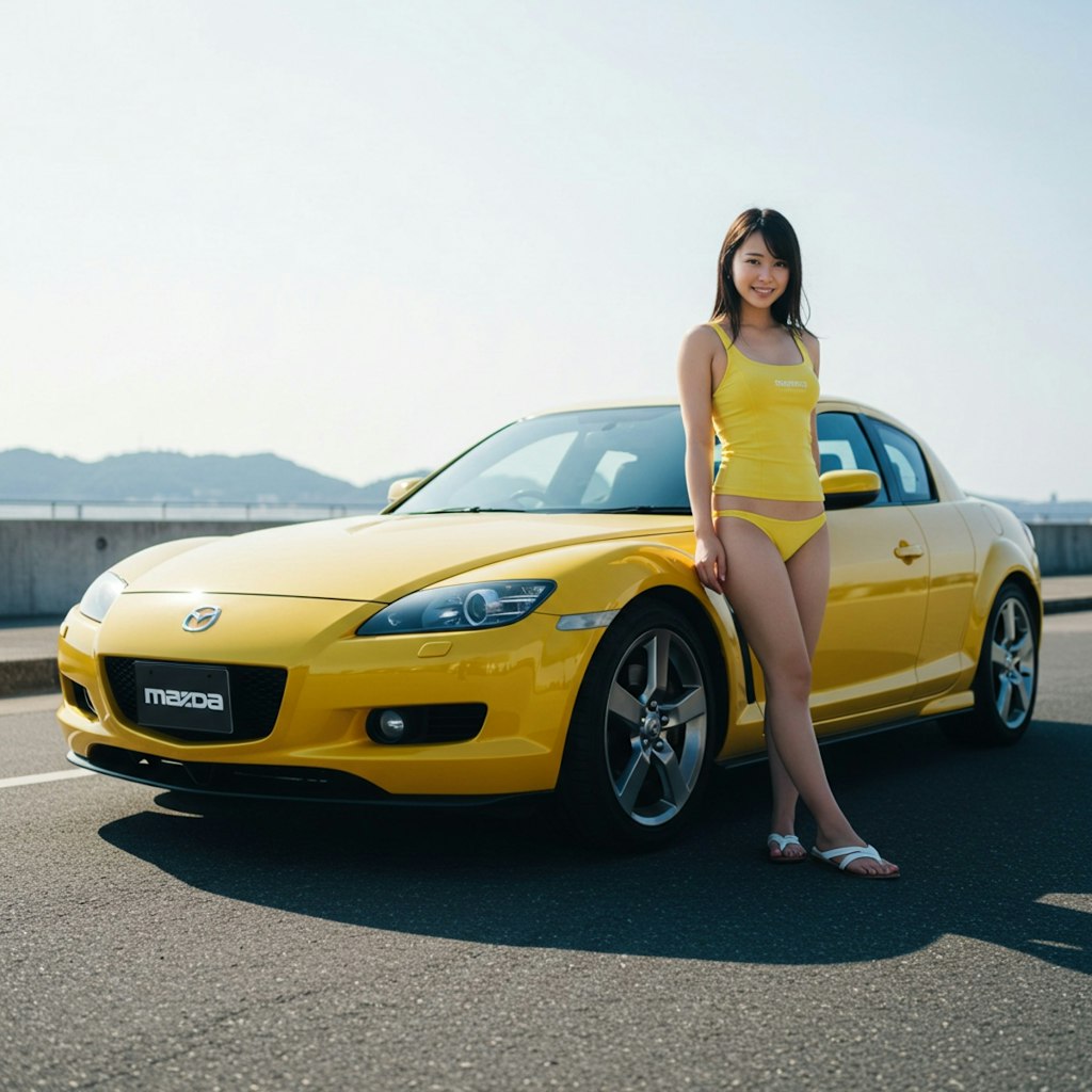 RX-8とお姉さん