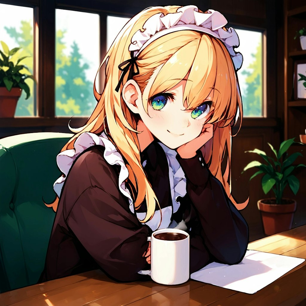 我が家のメイドさん/Starting with a cup of coffee in the morning