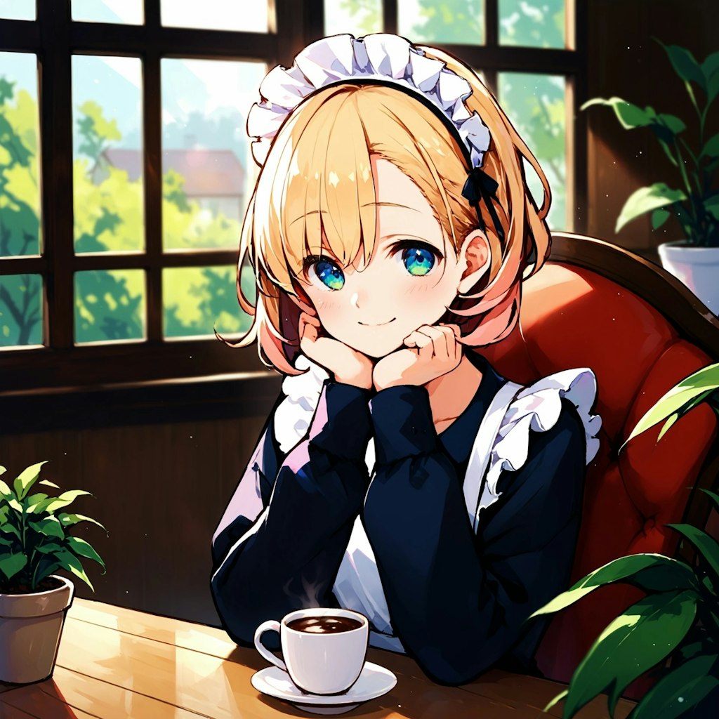 我が家のメイドさん/Starting with a cup of coffee in the morning