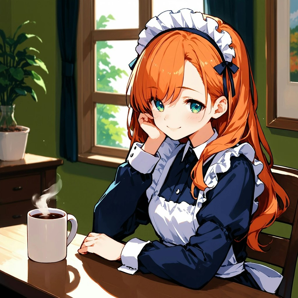 我が家のメイドさん/Starting with a cup of coffee in the morning