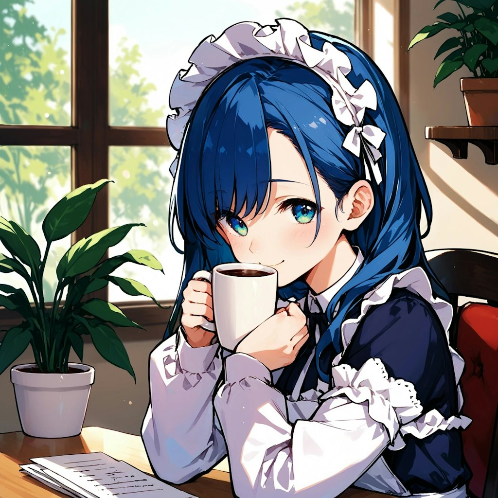 我が家のメイドさん/Starting with a cup of coffee in the morning