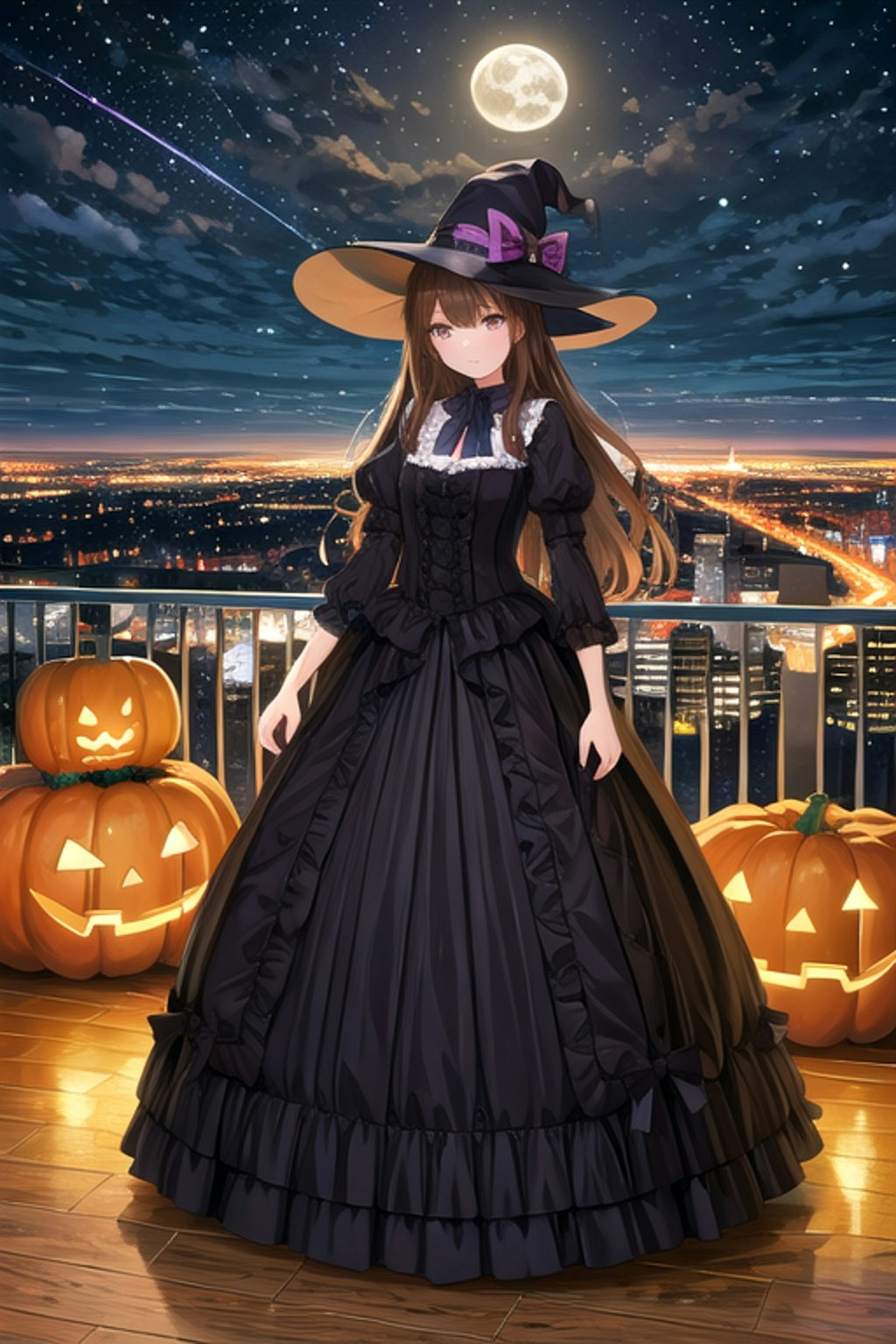 月のハロウィン