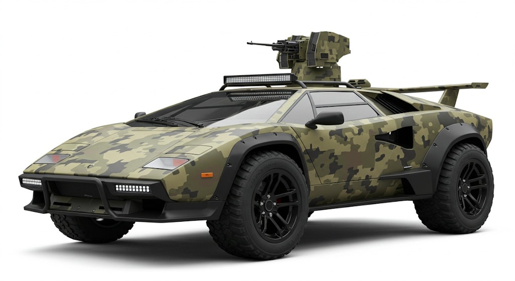 ランボルギーニカウンタック軍用車