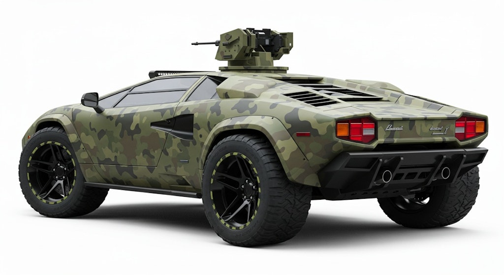ランボルギーニカウンタック軍用車