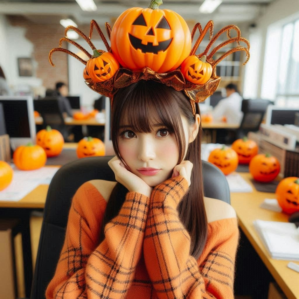 pumpkin headgear