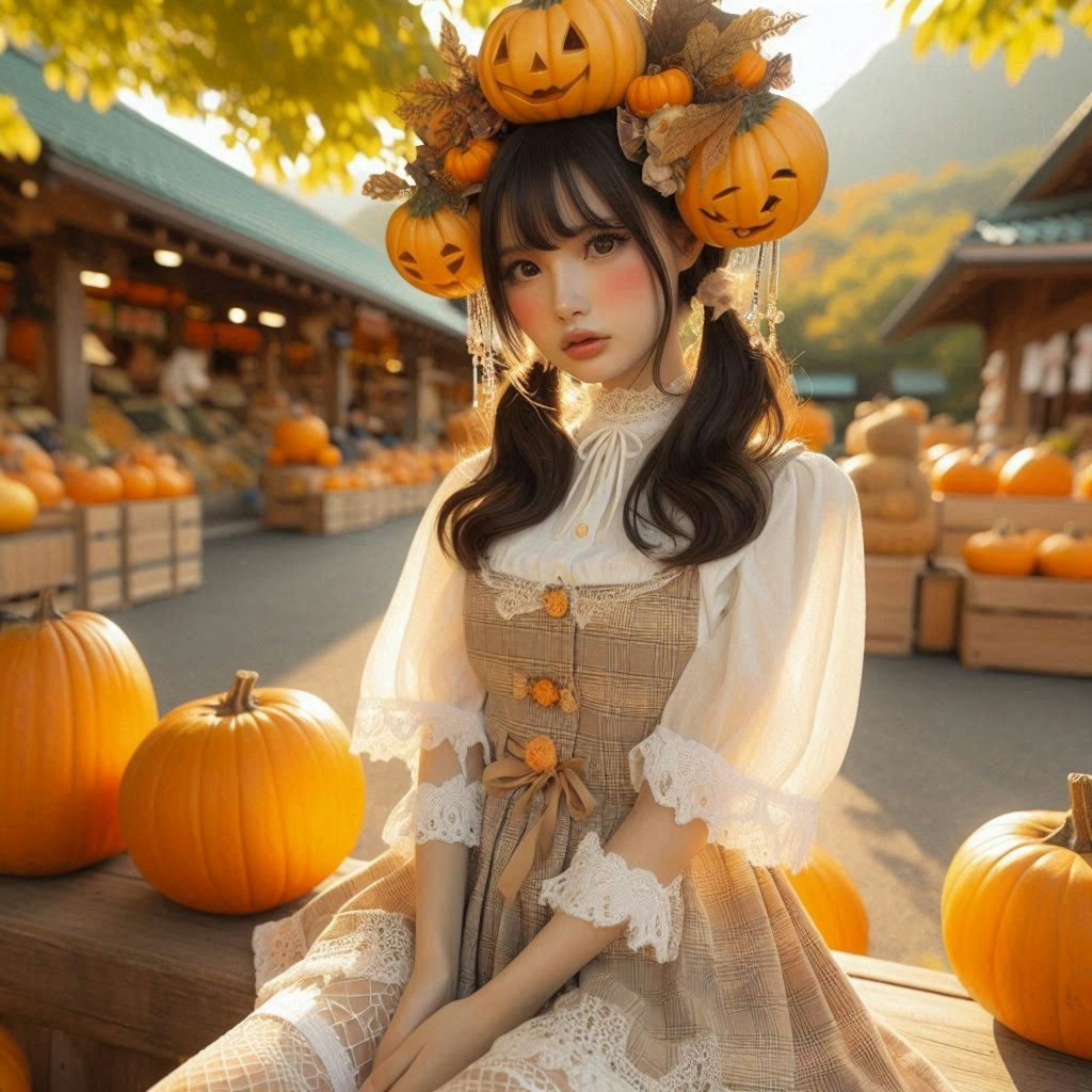 pumpkin headgear