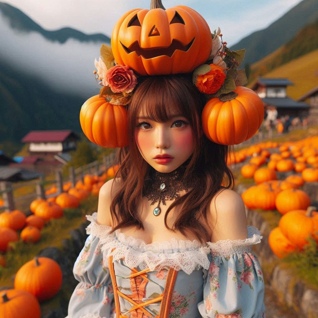 pumpkin headgear