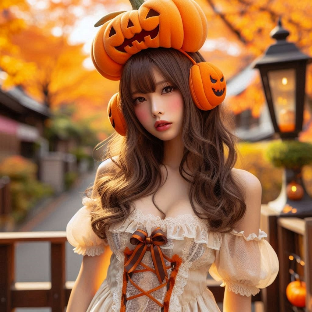 pumpkin headgear