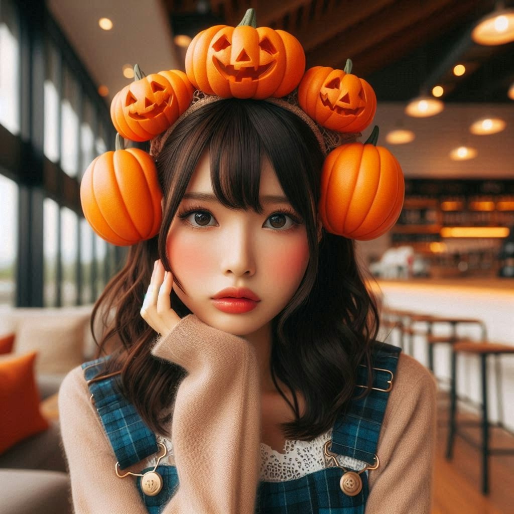 pumpkin headgear