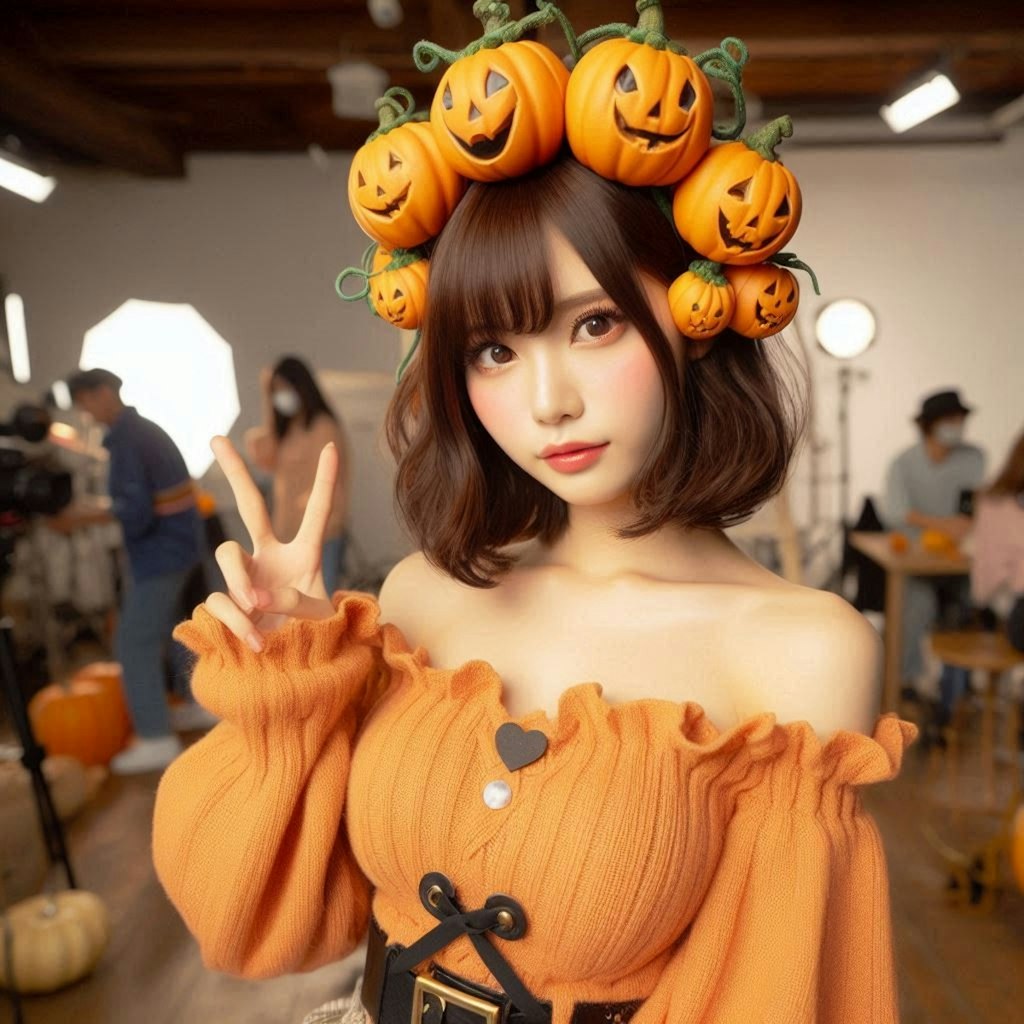 pumpkin headgear