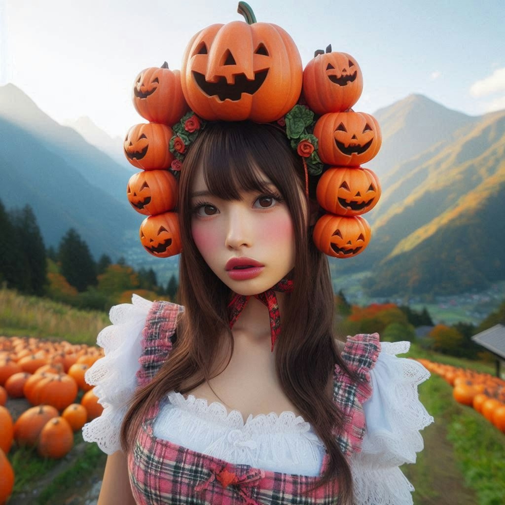 pumpkin headgear