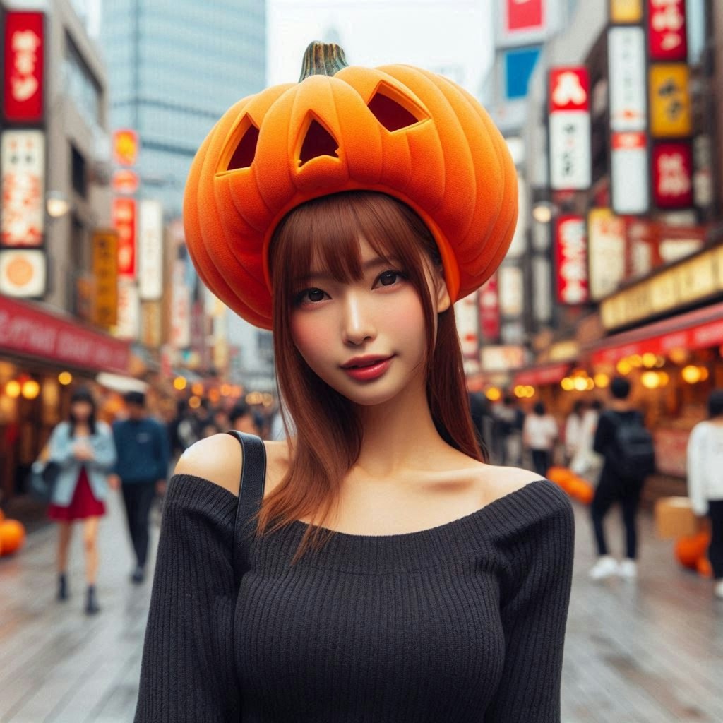 pumpkin headgear