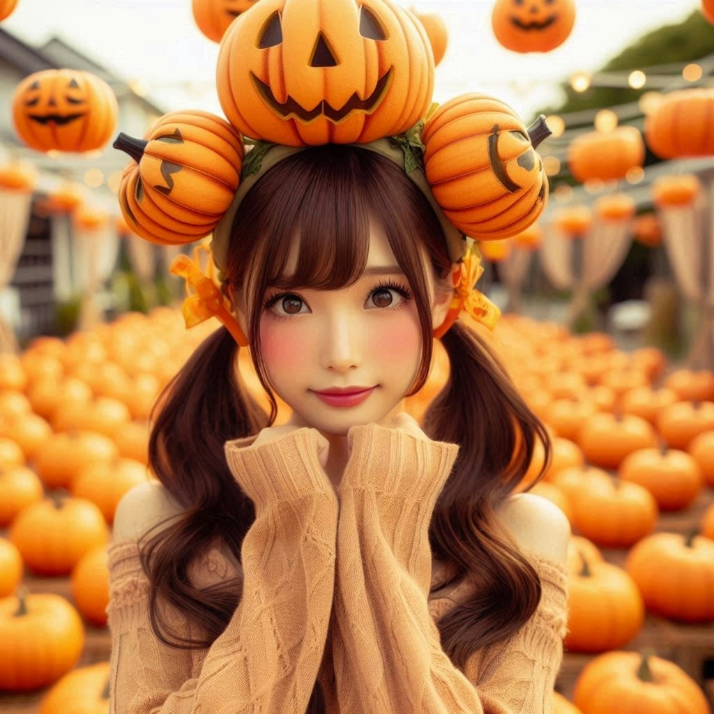 pumpkin headgear