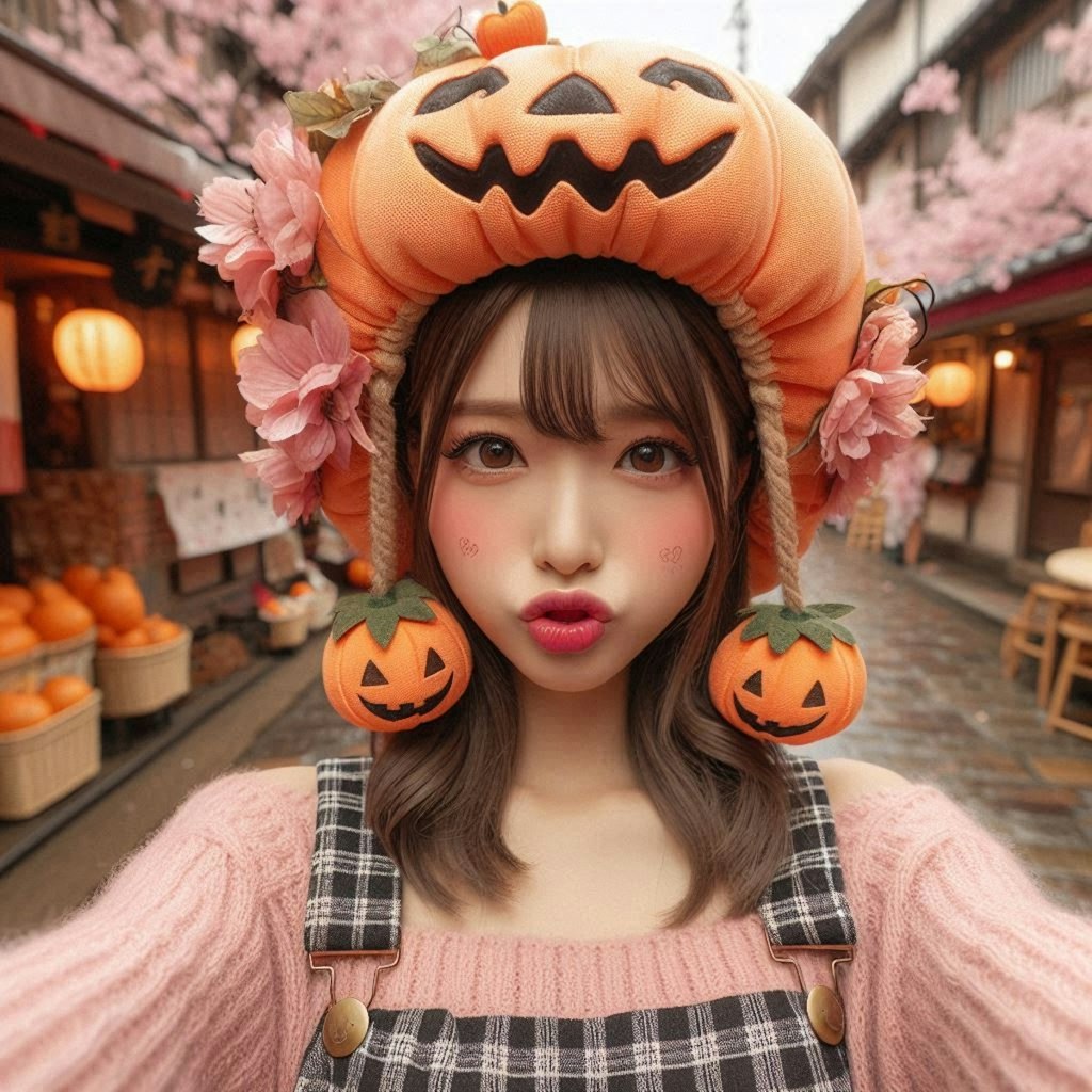 pumpkin headgear