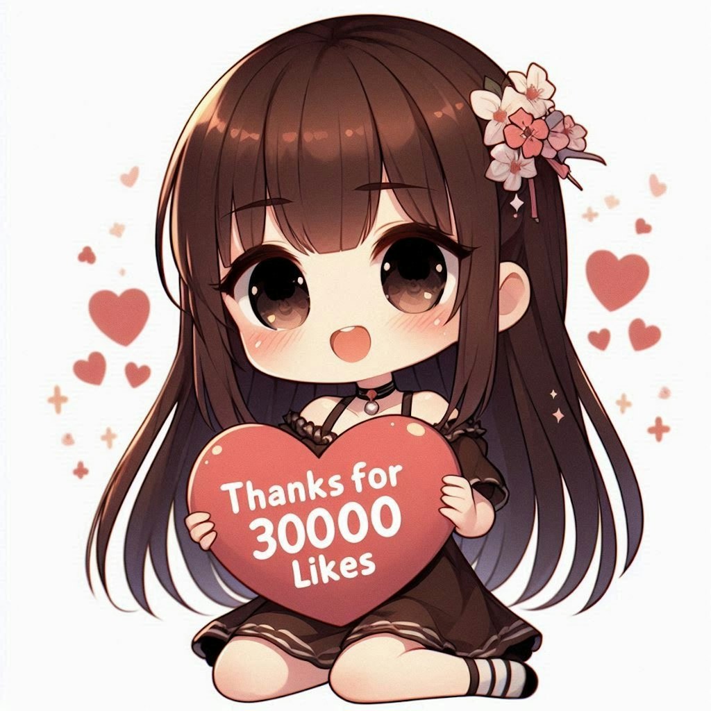 30000いいねありがとうございます