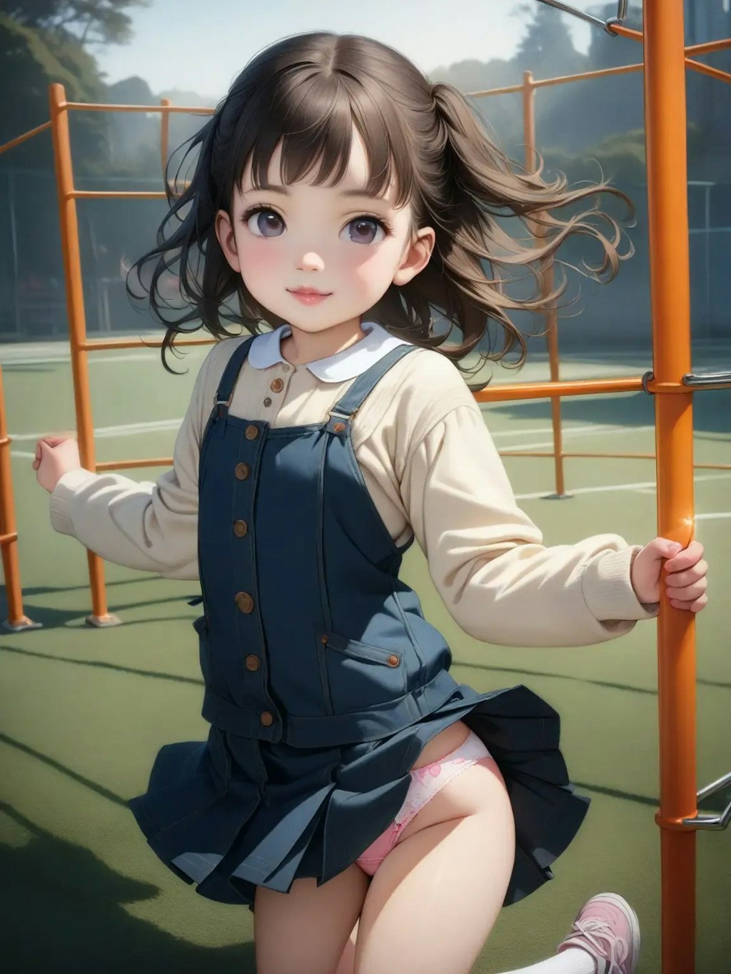 公園で見かけた少女