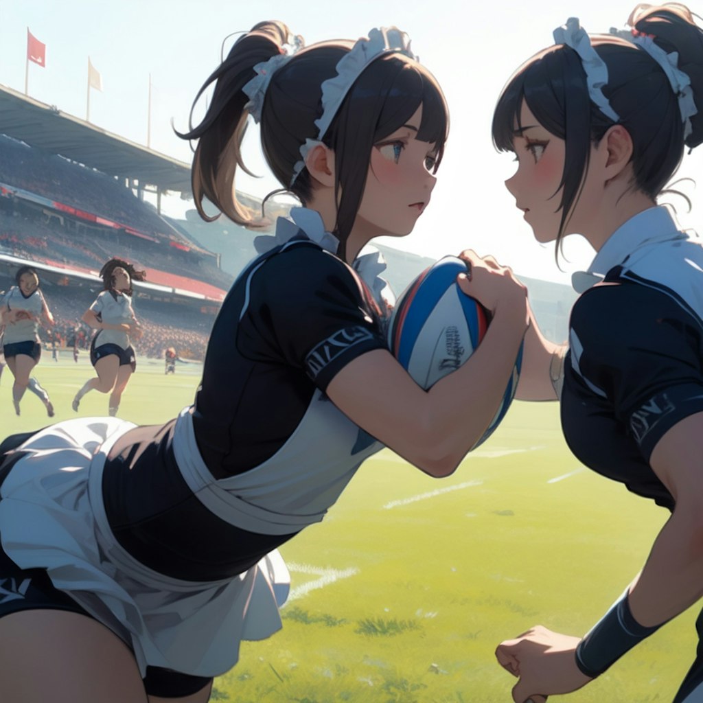 メイド対抗ラグビー大会２