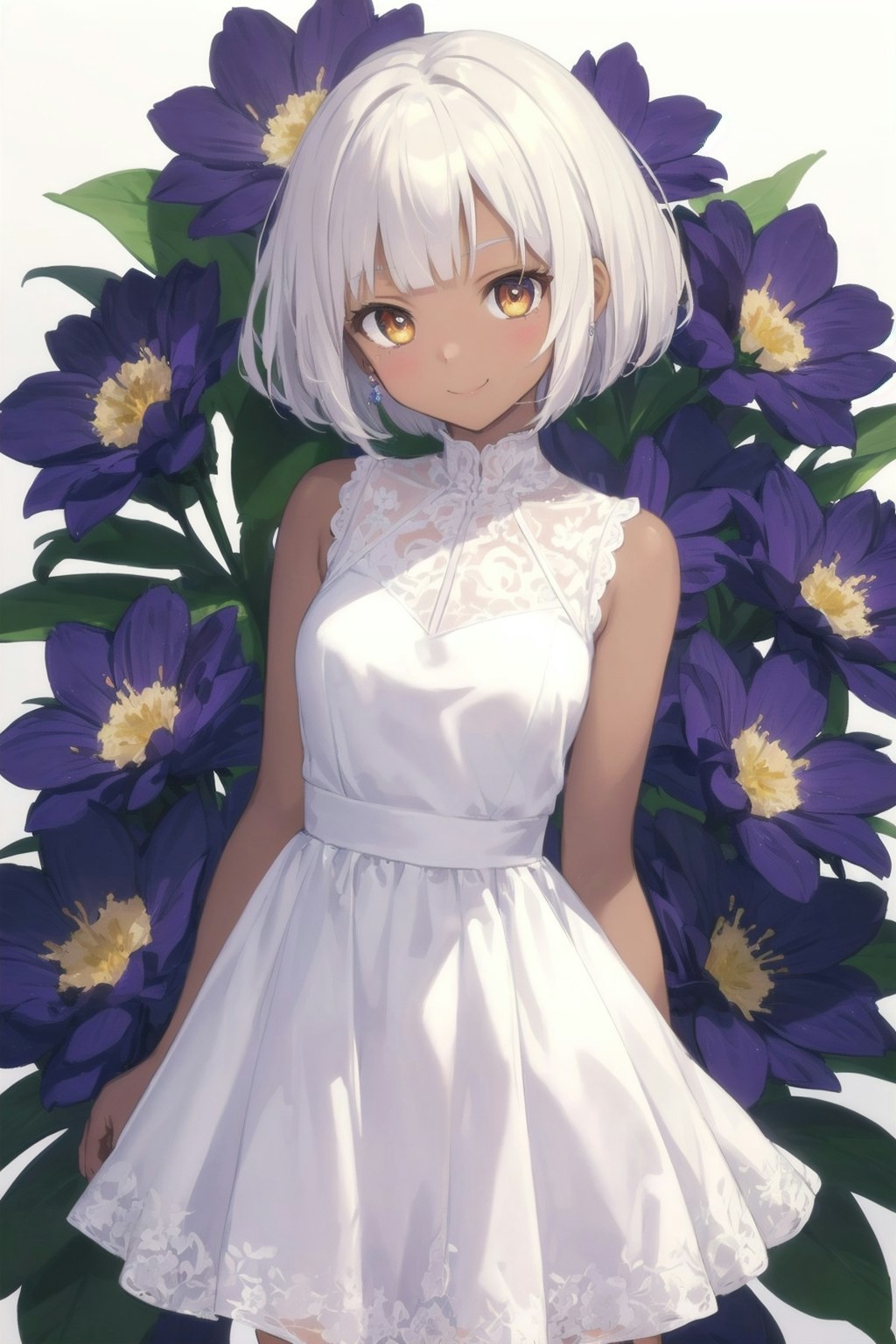 花と少女