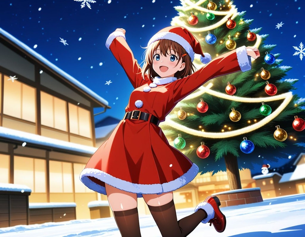 ホワイトクリスマスだ～