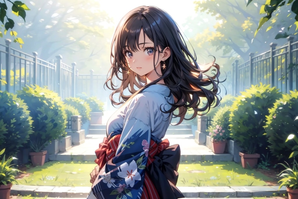 着物美人