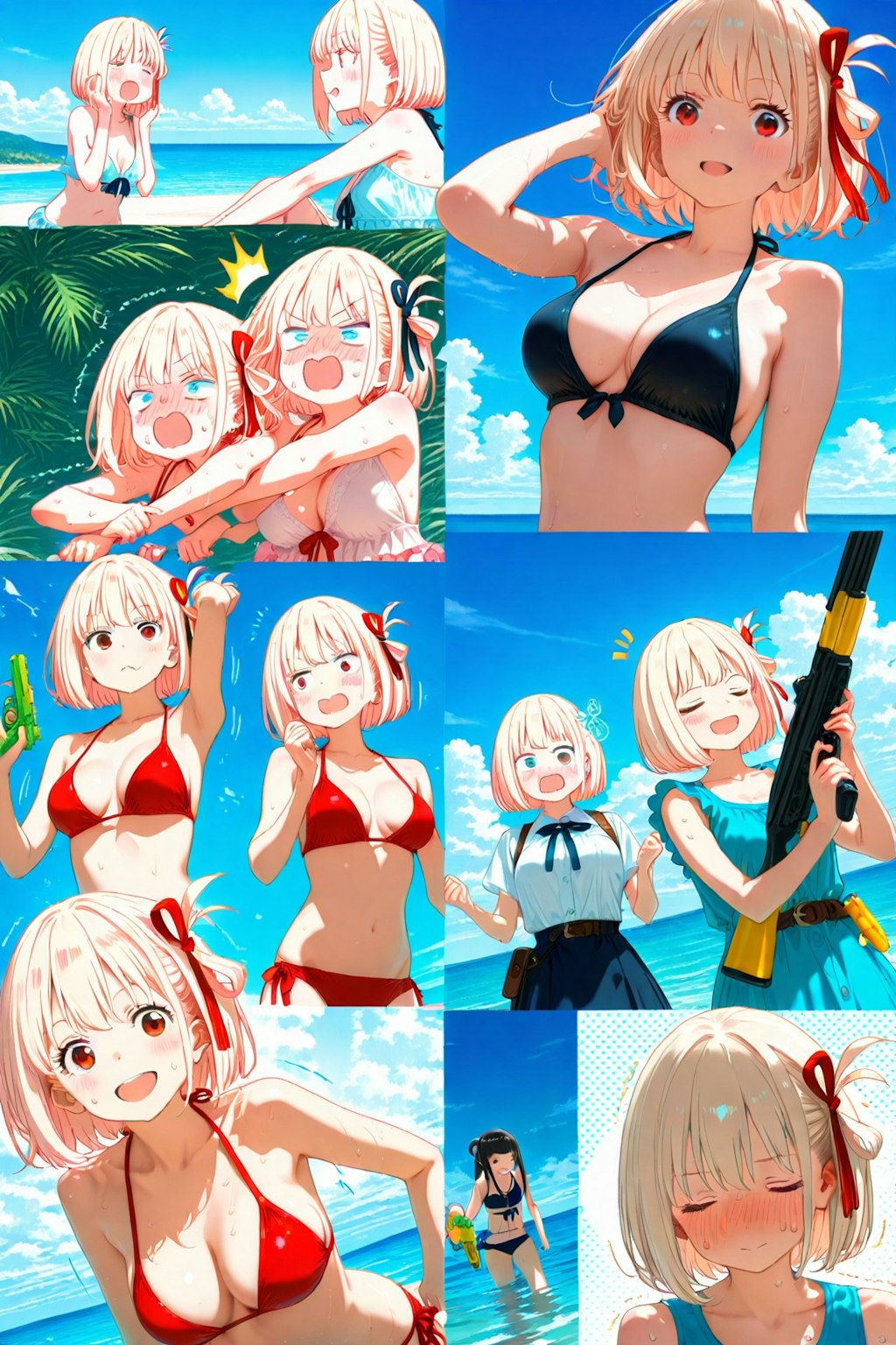 錦木千束の夏休み👙🏖️